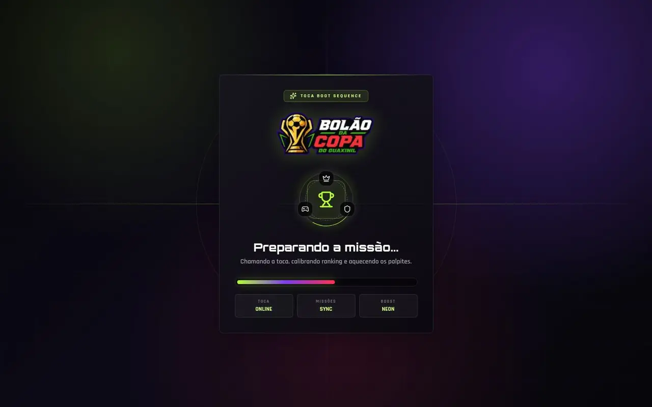 Resultado final com os vencedores do Bolão do Guaxinil